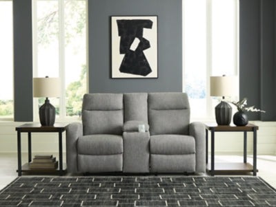 Gauntlet Reclining Loveseat with Console - Furniture City (CA)l