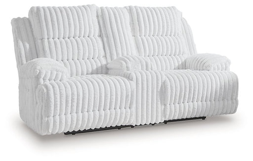 Rhines Falls Power Reclining Loveseat with Console - Furniture City (CA)l