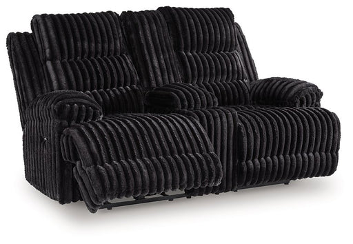 Rhine Falls Reclining Loveseat with Console - Furniture City (CA)l