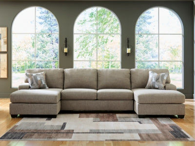 Newellen Sectional with Double Chaise - Furniture City (CA)l