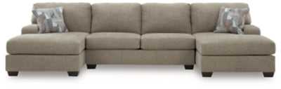 Newellen Sectional with Double Chaise - Furniture City (CA)l