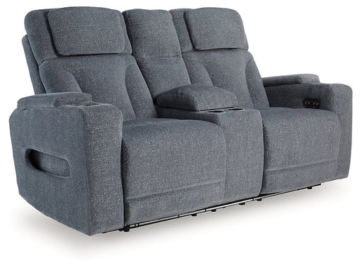 Studio Cave Power Reclining Loveseat with Console - Furniture City (CA)l