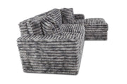 MOD #520 Big WIg Charcoal Sofa Chaise - Furniture City (CA)l