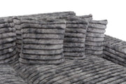 MOD #520 Big WIg Charcoal Sofa Chaise - Furniture City (CA)l