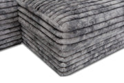 MOD #520 Big WIg Charcoal Sofa Chaise - Furniture City (CA)l