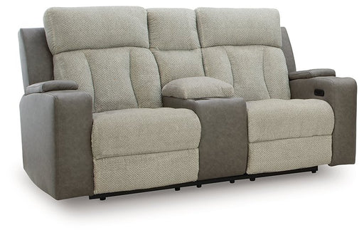 WhipLash Power Reclining Loveseat with Console - Furniture City (CA)l