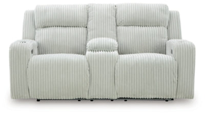 Forest Lake Power Reclining Loveseat with Console - Furniture City (CA)l