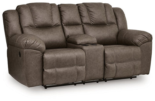 Lowilla Reclining Loveseat with Console - Furniture City (CA)l
