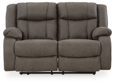 First Base Reclining Loveseat - Furniture City (CA)l
