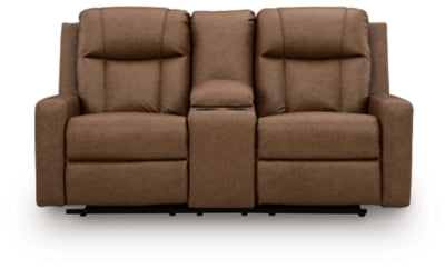 Mackmenville Reclining Loveseat with Console - Furniture City (CA)l