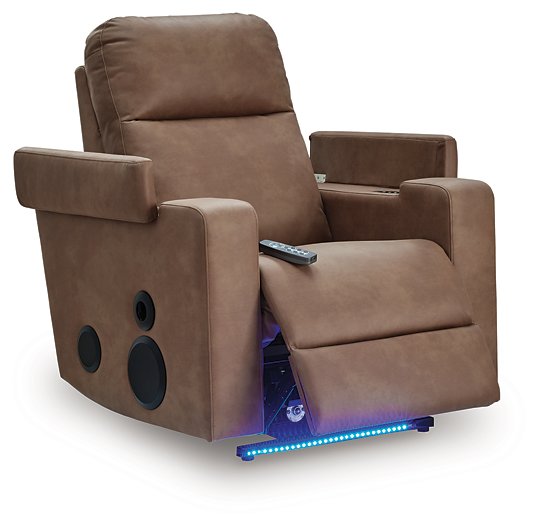 Lorrenton Power Glider Recliner with Audio System - Furniture City (CA)l