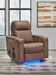 Lorrenton Power Glider Recliner with Audio System - Furniture City (CA)l