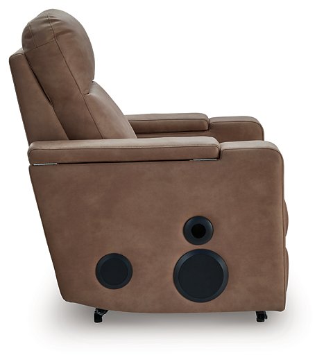Lorrenton Power Glider Recliner with Audio System - Furniture City (CA)l
