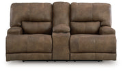 Beckley Place Power Reclining Loveseat with Console - Furniture City (CA)l