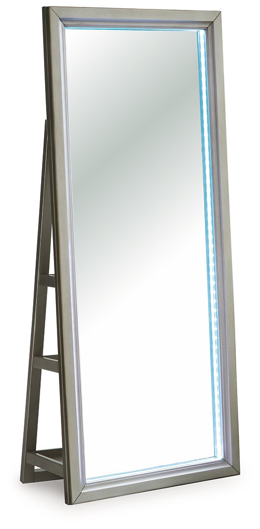 Evesen Floor Standing Mirror/Storage - Furniture City (CA)l