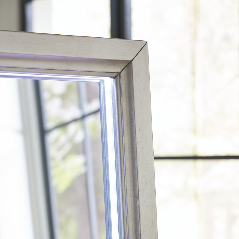 Evesen Floor Standing Mirror/Storage - Furniture City (CA)l