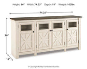 Bolanburg 74" TV Stand - Furniture City (CA)l