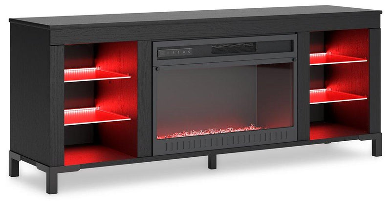 Cayberry 60" TV Stand with Electric Fireplace - Furniture City (CA)l