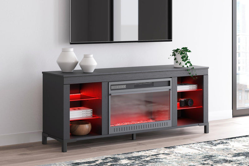 Cayberry 60" TV Stand with Electric Fireplace - Furniture City (CA)l