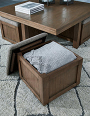 Boardernest Coffee Table with 4 Stools - Furniture City (CA)l