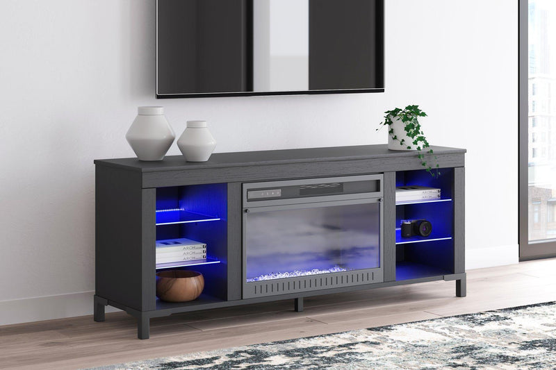 Cayberry 60" TV Stand with Electric Fireplace - Furniture City (CA)l