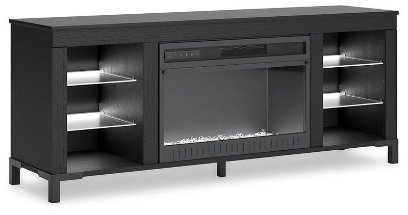 Cayberry 60" TV Stand with Electric Fireplace - Furniture City (CA)l