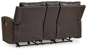 Boxmere Power Reclining Loveseat with Console - Furniture City (CA)l