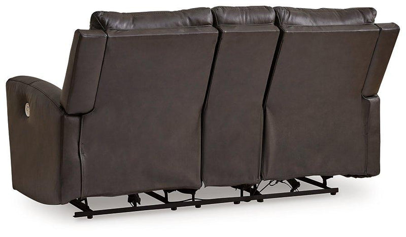 Boxmere Power Reclining Loveseat with Console - Furniture City (CA)l