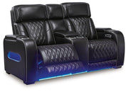 Boyington Power Reclining Loveseat with Console - Furniture City (CA)l