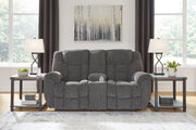 Foreside Reclining Loveseat with Console - Furniture City (CA)l