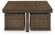 Boardernest Coffee Table with 4 Stools - Furniture City (CA)l