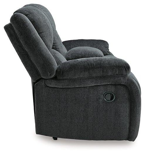 Draycoll Reclining Loveseat with Console - Furniture City (CA)l