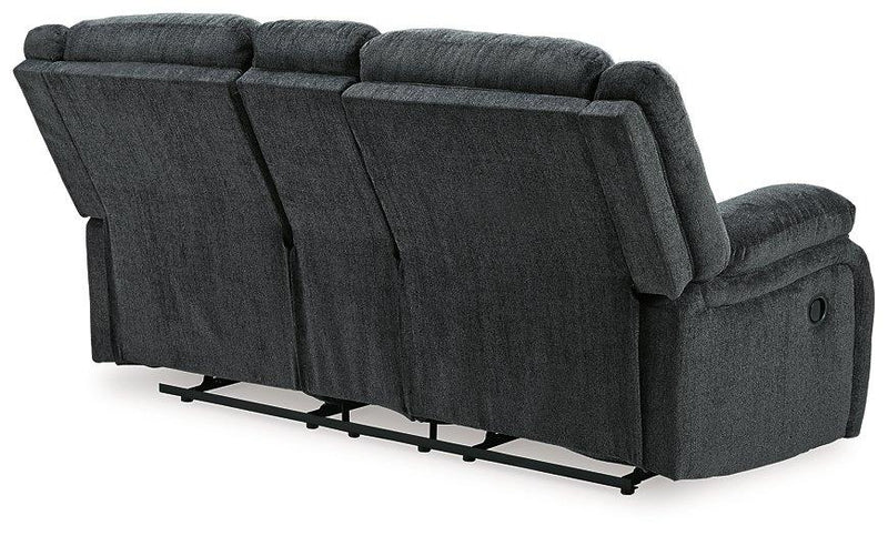 Draycoll Reclining Loveseat with Console - Furniture City (CA)l