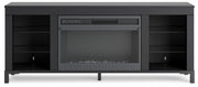 Cayberry 60" TV Stand with Electric Fireplace - Furniture City (CA)l