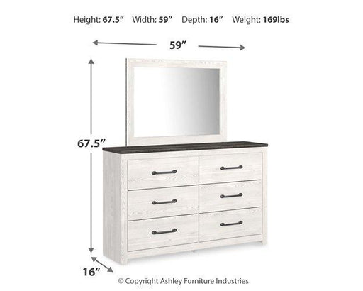 Gerridan Dresser and Mirror - Furniture City (CA)l