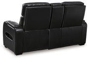 Boyington Power Reclining Loveseat with Console - Furniture City (CA)l