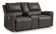 Boxmere Power Reclining Loveseat with Console - Furniture City (CA)l