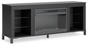 Cayberry 60" TV Stand with Electric Fireplace - Furniture City (CA)l