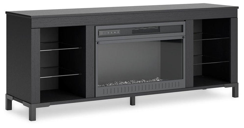 Cayberry 60" TV Stand with Electric Fireplace - Furniture City (CA)l