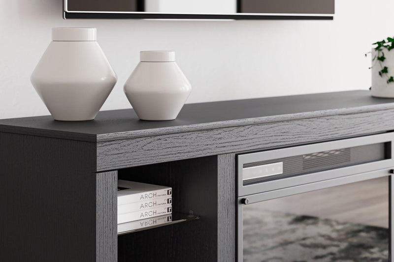Cayberry 60" TV Stand with Electric Fireplace - Furniture City (CA)l