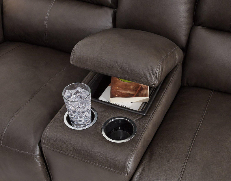 Boxmere Power Reclining Loveseat with Console - Furniture City (CA)l