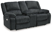 Draycoll Power Reclining Loveseat with Console - Furniture City (CA)l