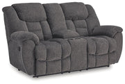 Foreside Reclining Loveseat with Console - Furniture City (CA)l