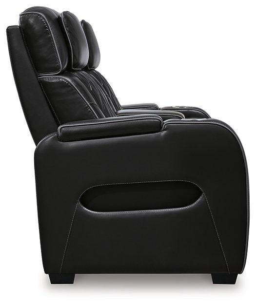 Boyington Power Reclining Loveseat with Console - Furniture City (CA)l