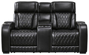 Boyington Power Reclining Loveseat with Console - Furniture City (CA)l