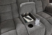 Foreside Reclining Loveseat with Console - Furniture City (CA)l