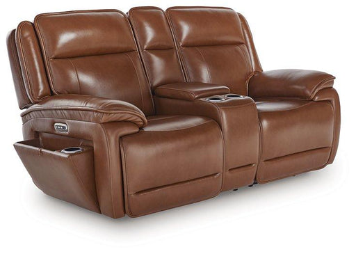 Healy Pier Power Reclining Loveseat with Console - Furniture City (CA)l