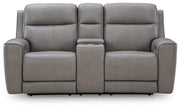 5Z-Comfort Power Reclining Loveseat with Console - Furniture City (CA)l