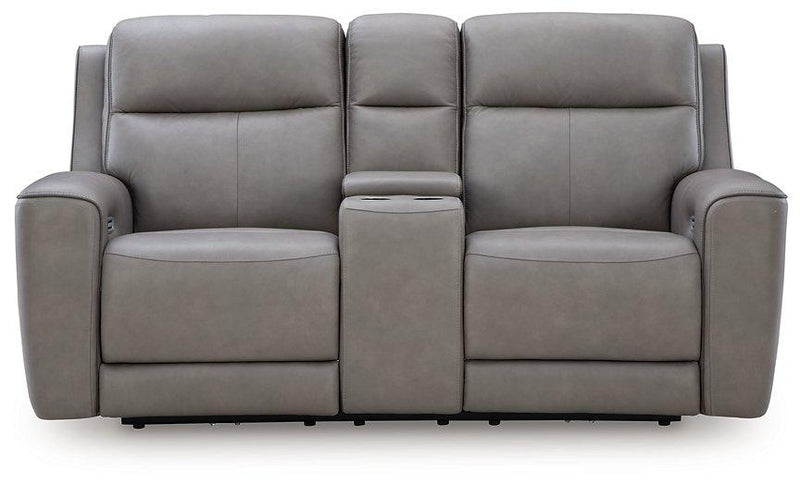 5Z-Comfort Power Reclining Loveseat with Console - Furniture City (CA)l