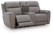 5Z-Comfort Power Reclining Loveseat with Console - Furniture City (CA)l